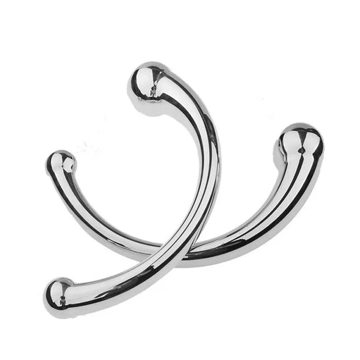 Double Hook 5858 Anal Ended Elegant Steel Stainless 1118